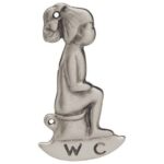 ΕΝΔΕΙΞΗ ΠΟΡΤΑΣ WC ΓΥΝΑΙΚΩΝ VIOMETALE